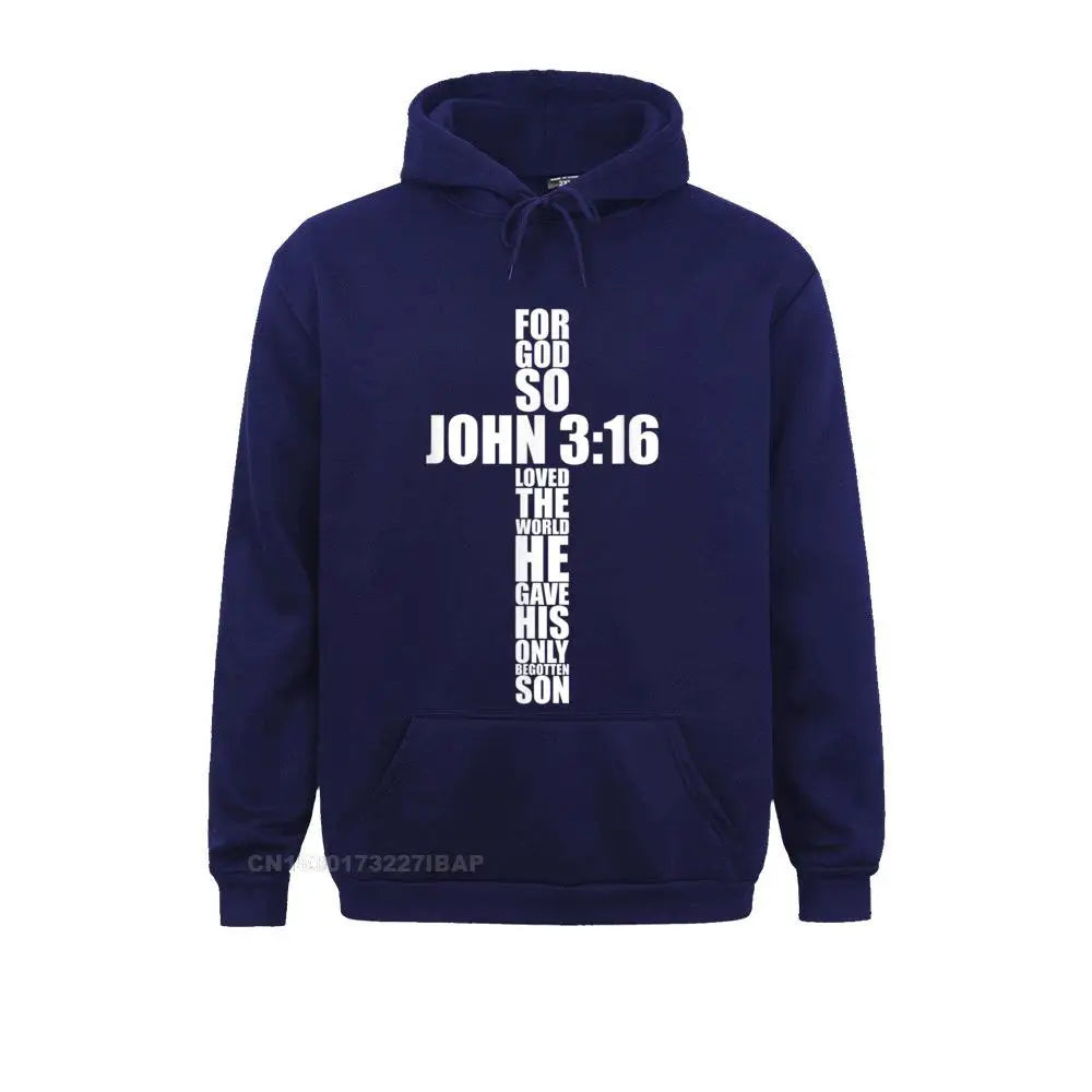 John 3:16 Christian Hoodie 