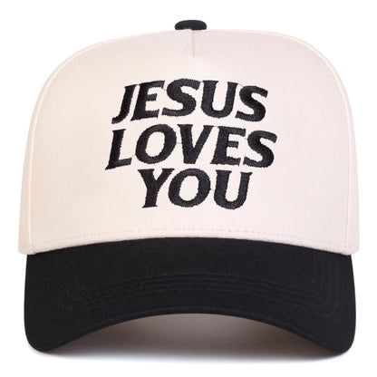 Jesus Loves You Statement Baseball Cap