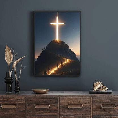 Christ Cross of the Mountain Wall Art 