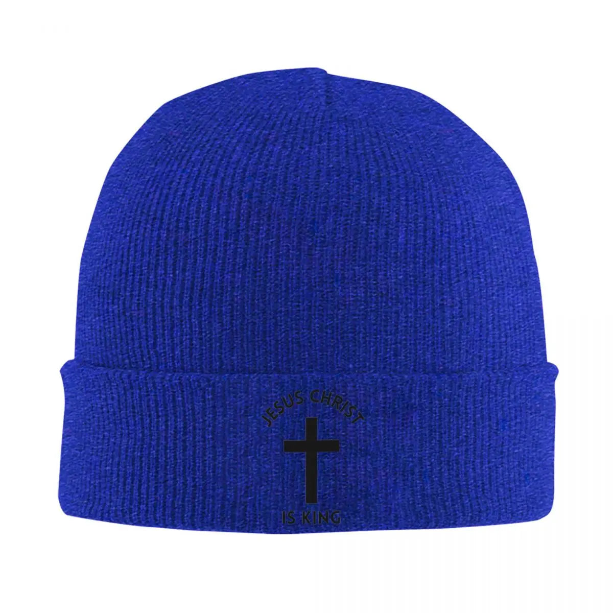 Cappello lavorato a maglia di Gesù Cristo è il re