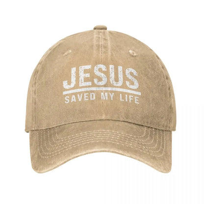 Jesus Saved My Life Cap