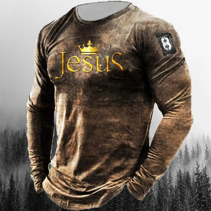 Religious Casual Long Sleeve Shirts 
