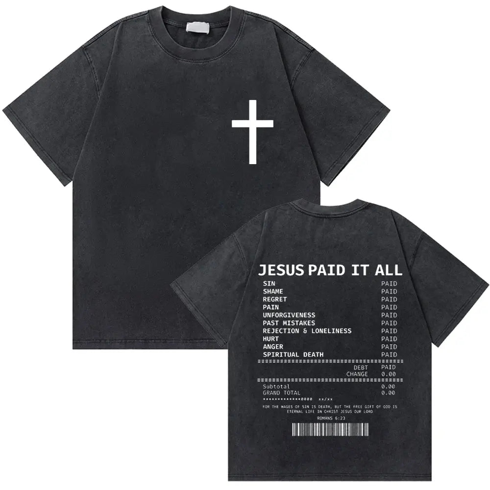 Vintage Washed Religious Shirt 