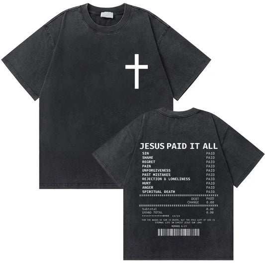 Vintage Washed Religious Shirt 