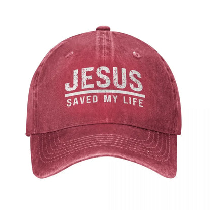 Jesus Saved My Life Cap