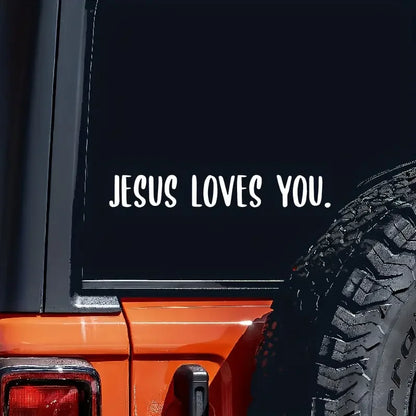 Adesivo decalque Jesus te ama