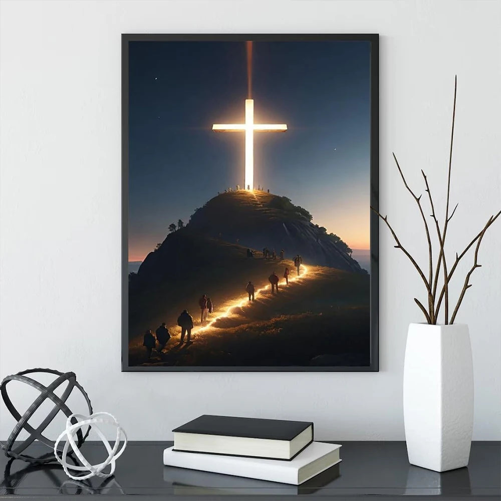 Christ Cross of the Mountain Wall Art 