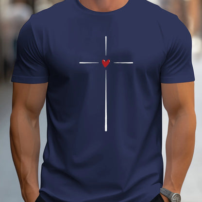 Heart Cross Cotton Shirt 