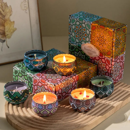 Bohemian Bliss Scented Tin Candles
