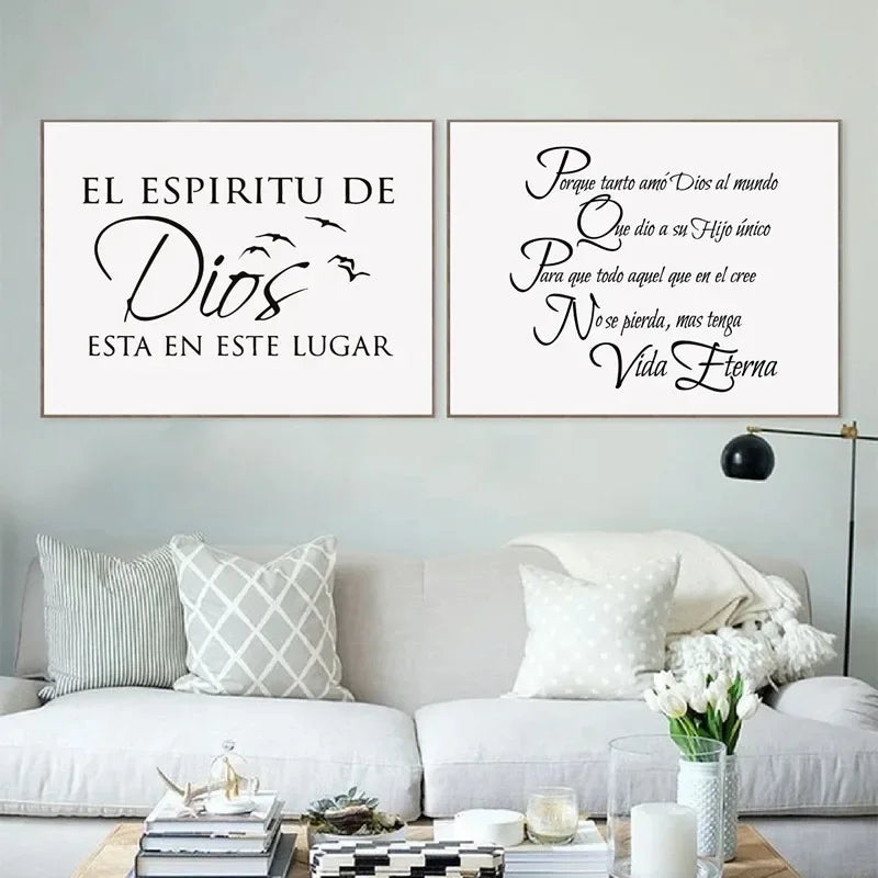 Christian Spanish Version Bible Poster 