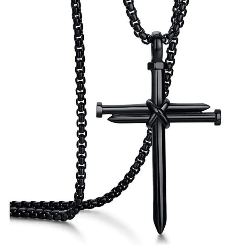 Nagelkreuzkette – Christlicher Glaubensanhänger