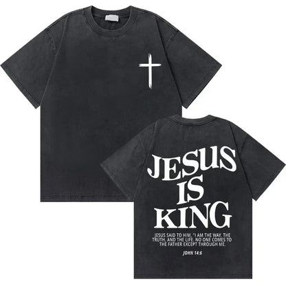 Vintage Washed Religious Shirt 