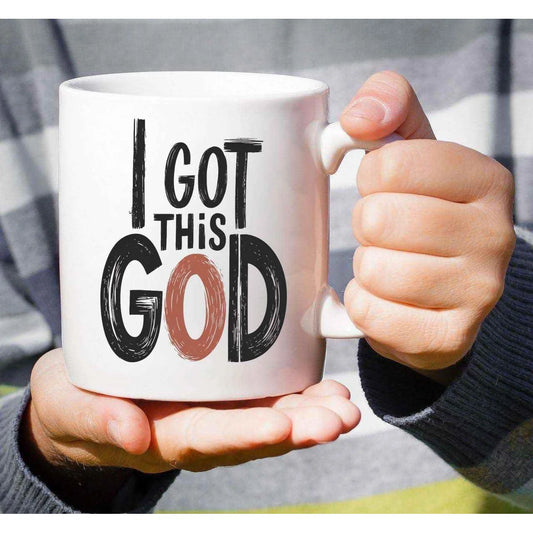 Eu tenho essa caneca cristã de Deus