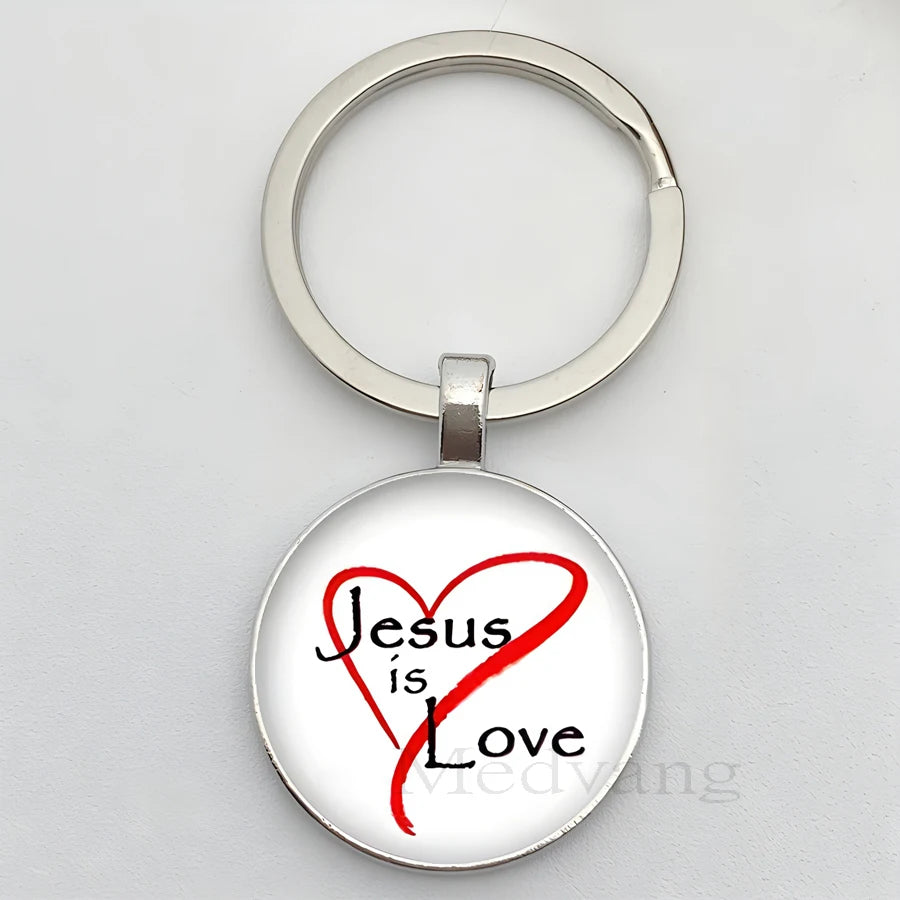 Eu amo Jesus chaveiro