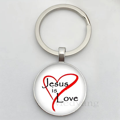 Eu amo Jesus chaveiro