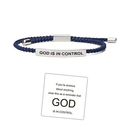 DEUS ESTÁ NO CONTROLE Pulseira