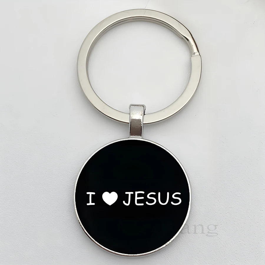 Eu amo Jesus chaveiro