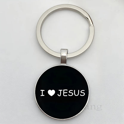 Eu amo Jesus chaveiro