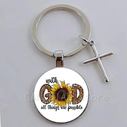 Inspirational Medallion Keyring