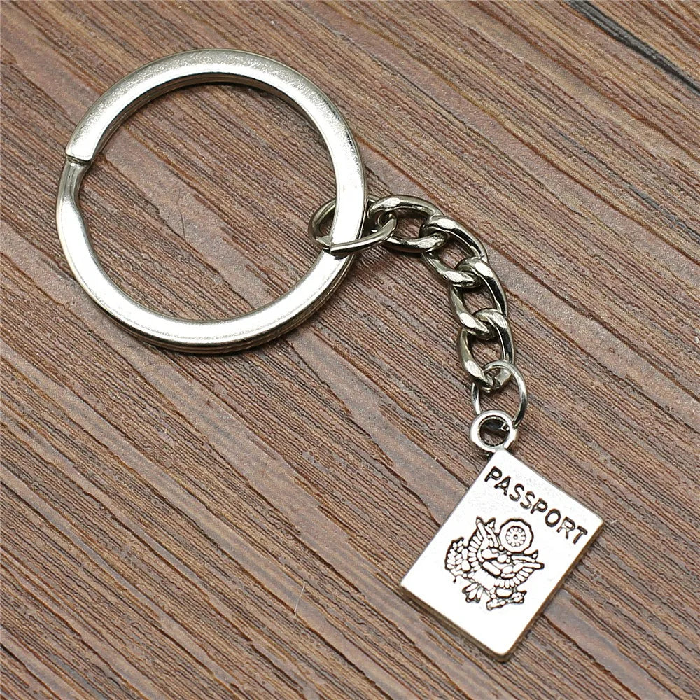 Christian Cross Medallion Keyring