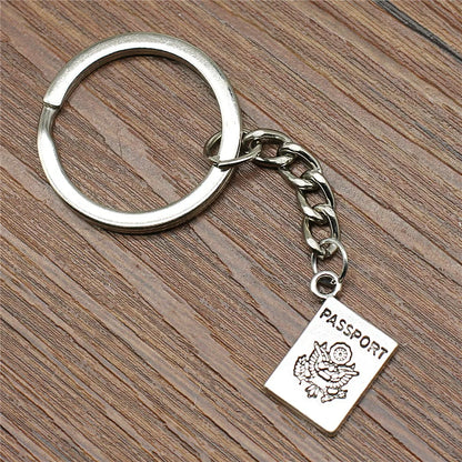 Christian Cross Medallion Keyring