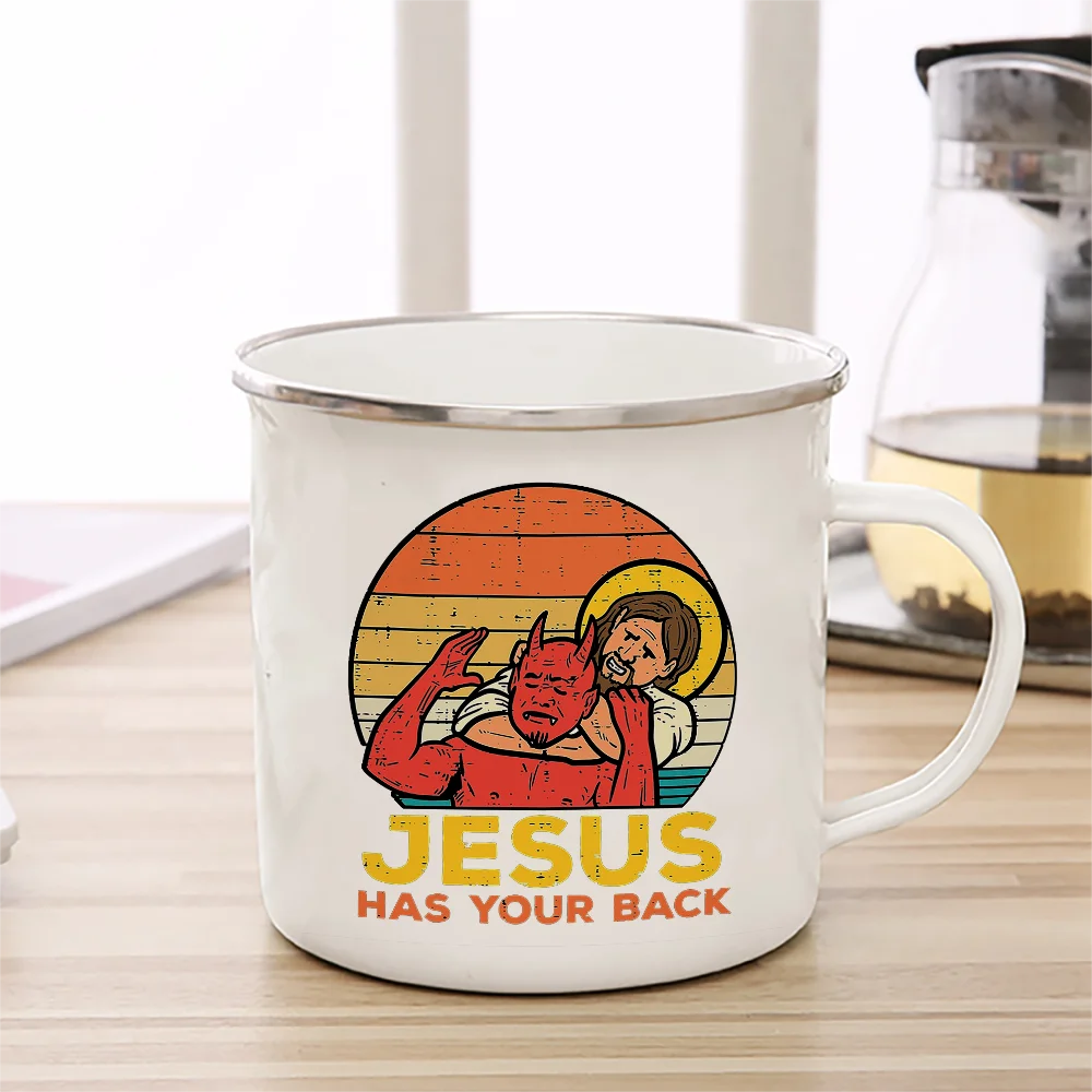 Jesus Has Your Back Coffee Cup