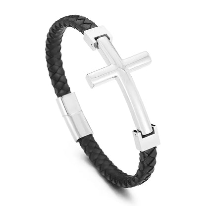 Pulseira Cruz Trançada