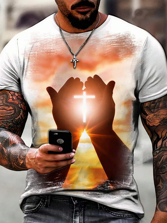 Christ Jesus 3D Print T-Shirt 