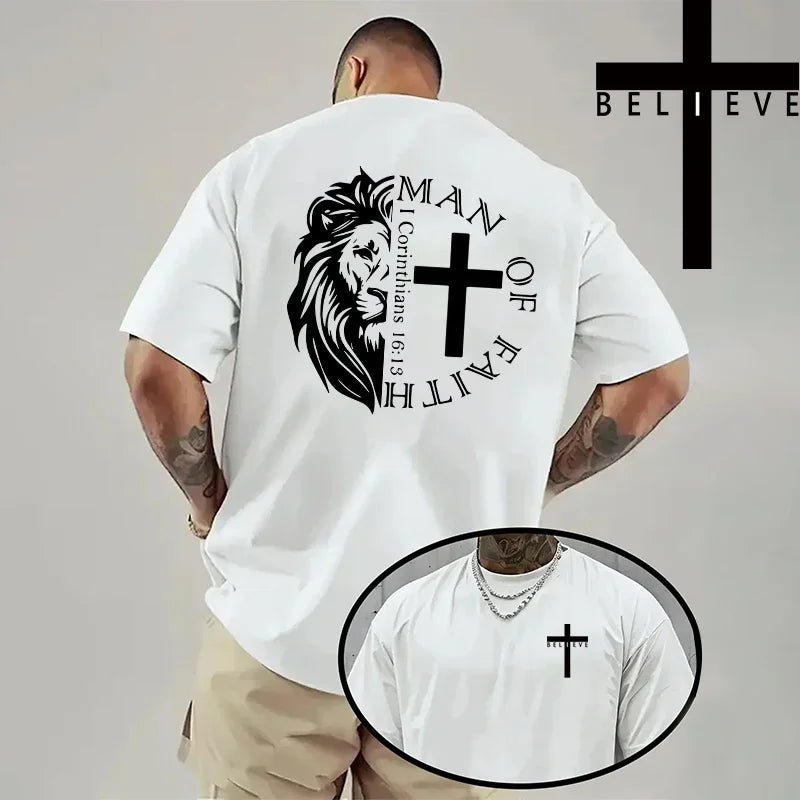 1 Corinthians 16:13 Cotton Shirt for Men