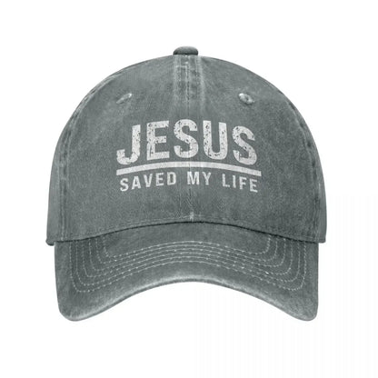 Jesus Saved My Life Cap