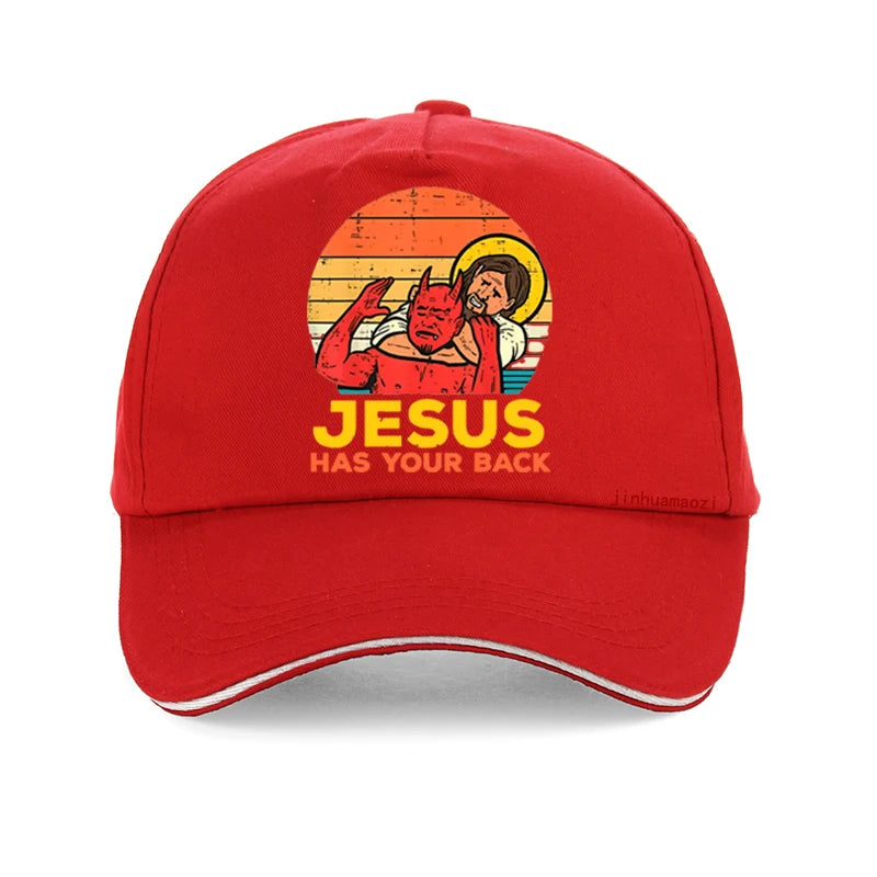 Jesus Has Your Back Cap 