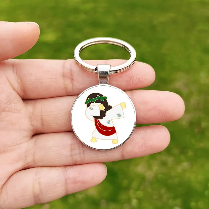 Devotional Medallion Keyring