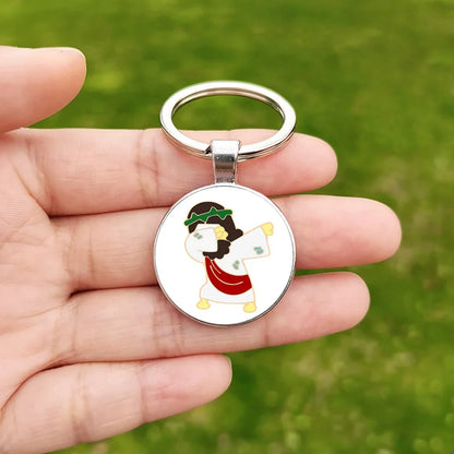 Devotional Medallion Keyring