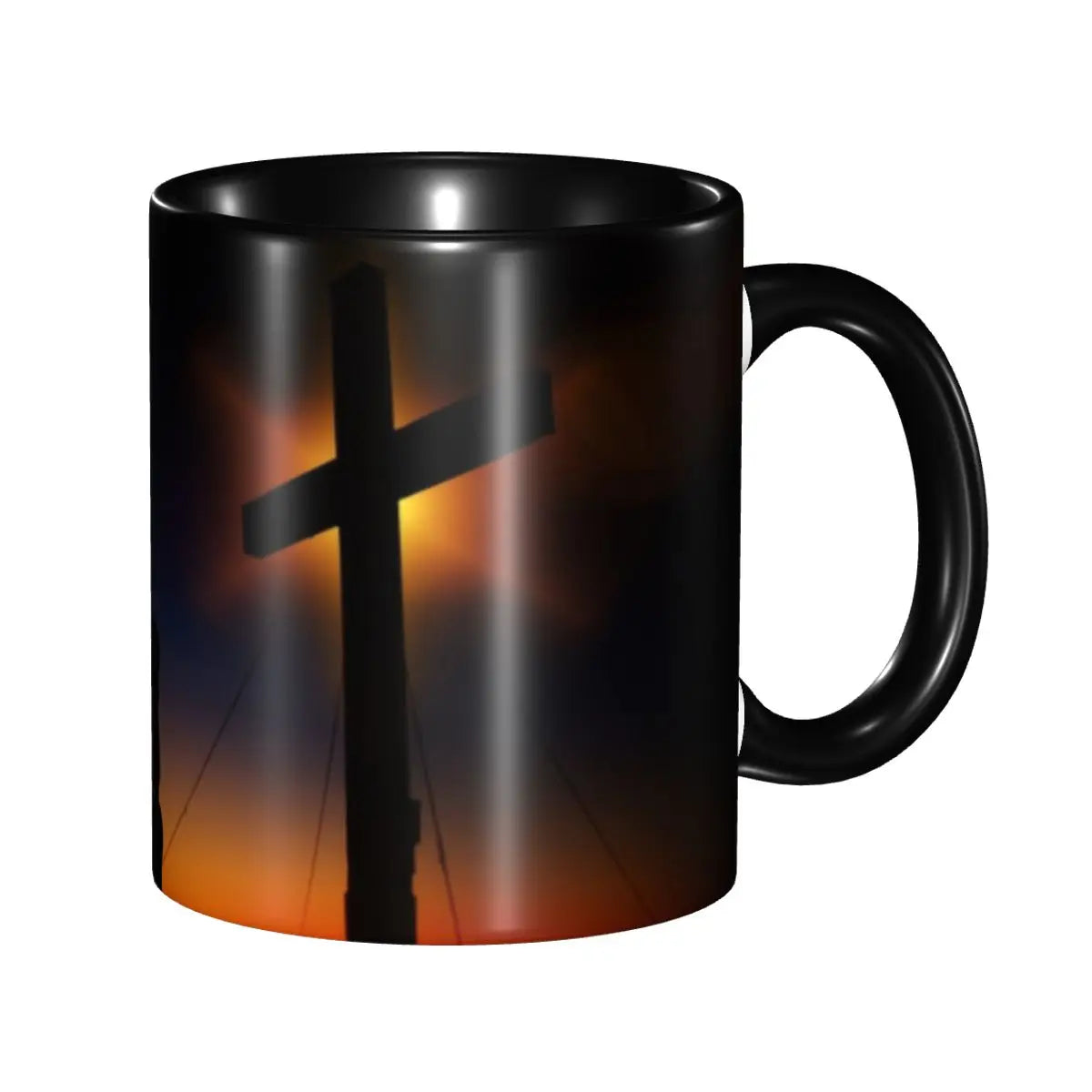 Gesù chiama tazza di ceramica cristiana