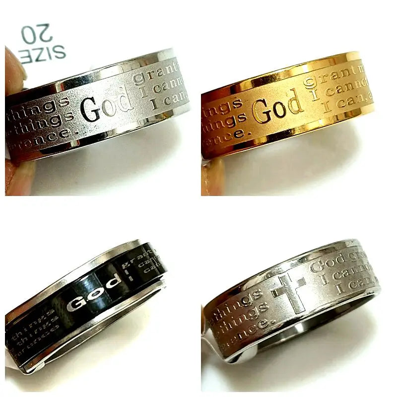 Serenity Prayer Band Ring