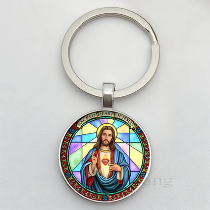 Eu amo Jesus chaveiro