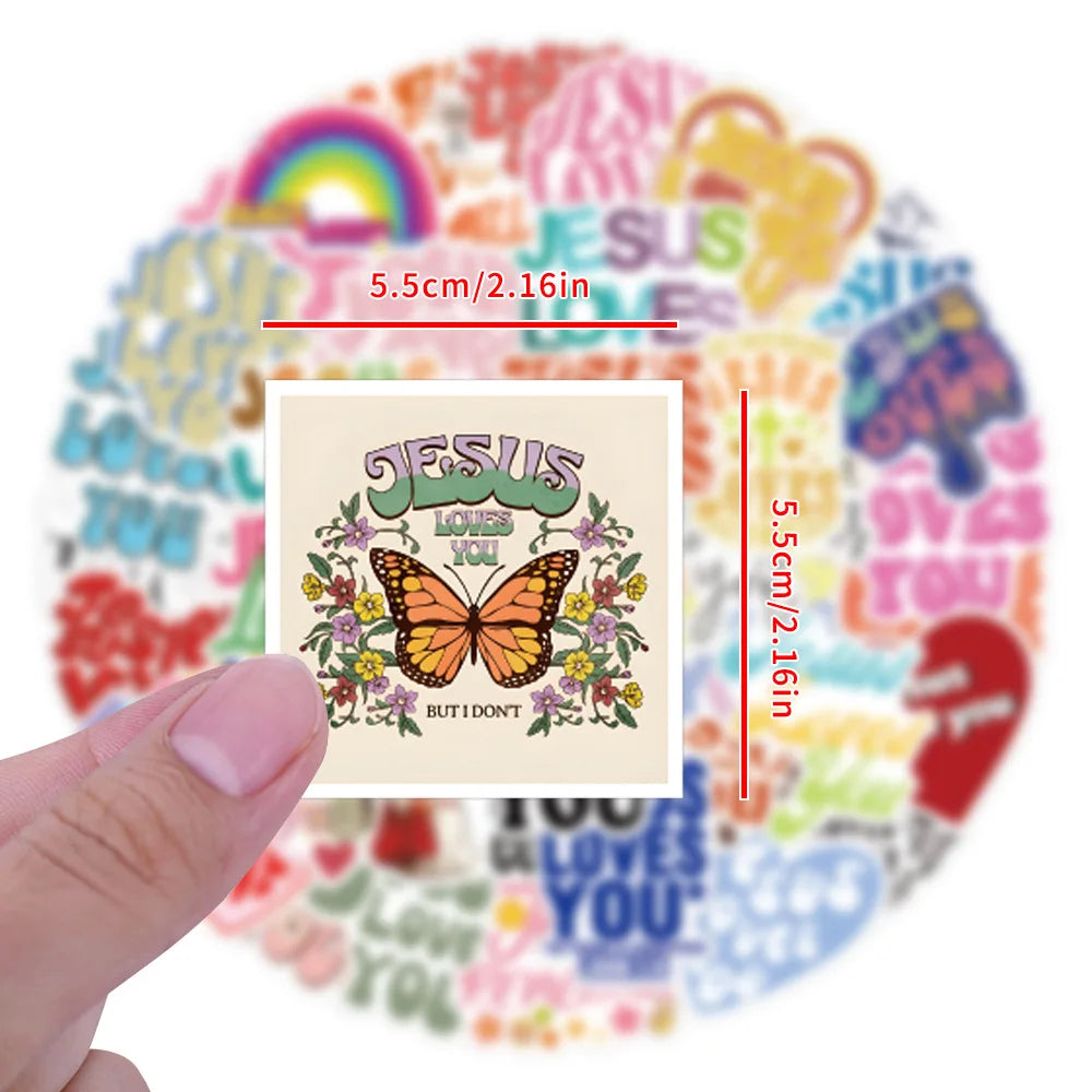 Jesus Loves You Stickers Set