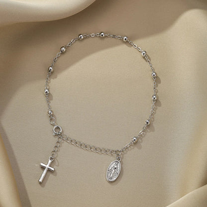 Pulseira de corrente de moda cristã