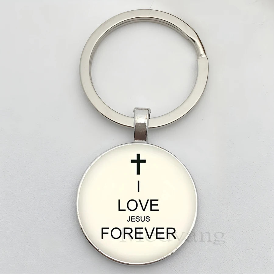 Eu amo Jesus chaveiro