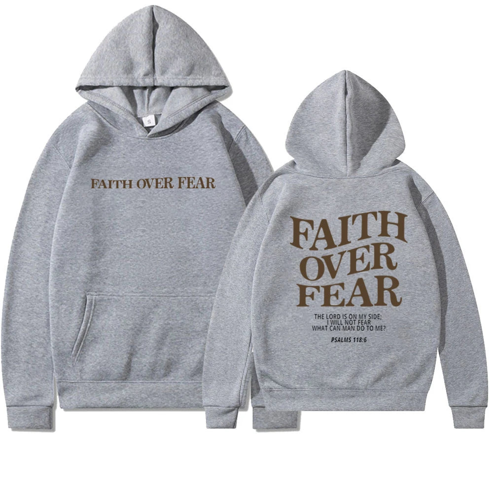 Faith Over Fear Oversized Hoodie