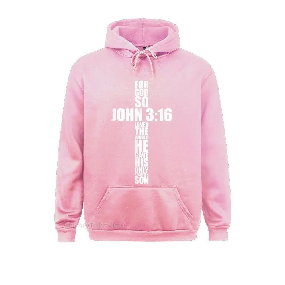 John 3:16 Christian Hoodie 