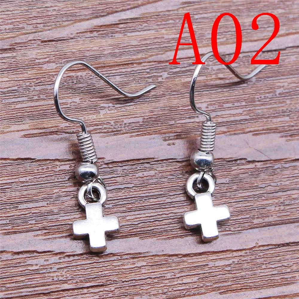 Multi-Style Christian Symbol Drop Earring
