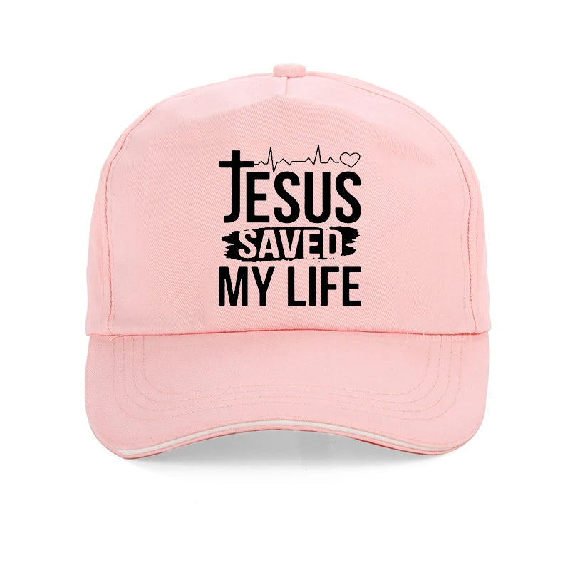 Jesus Saved My Life Vibrant Cap