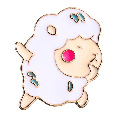 Playful Lamb of God Enamel Pin