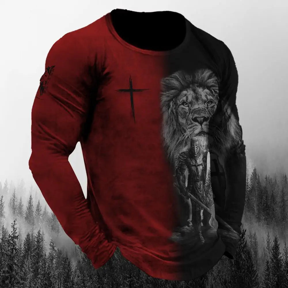 Religious Casual Long Sleeve Shirts 