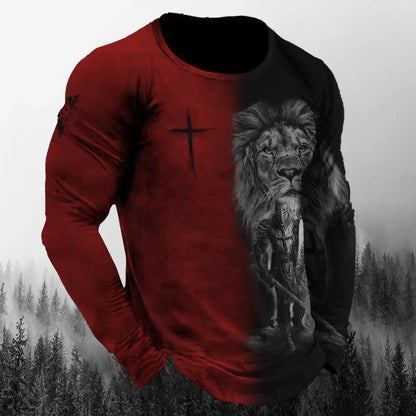 Religious Casual Long Sleeve Shirts 