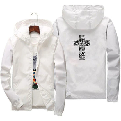 Faith Cross Windbreaker Jacket