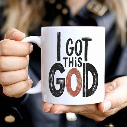Ho preso questa tazza cristiana di Dio