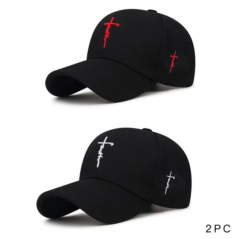 Faith Cross Christian Baseball Cap