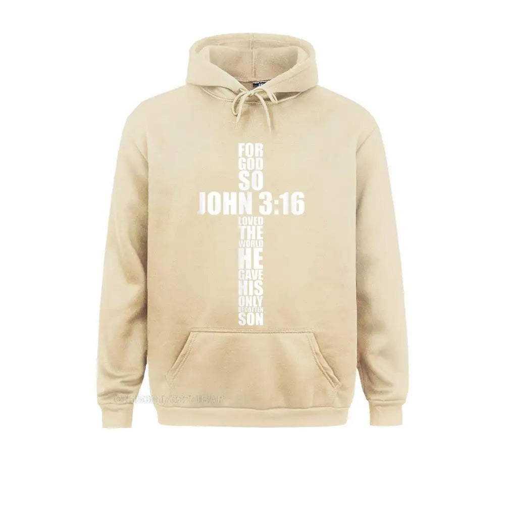 John 3:16 Christian Hoodie 